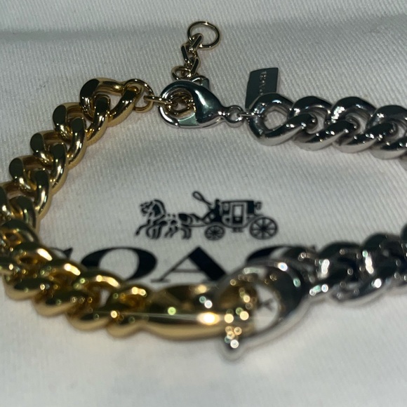 Coach two-tone bracelet - Picture 8 of 10